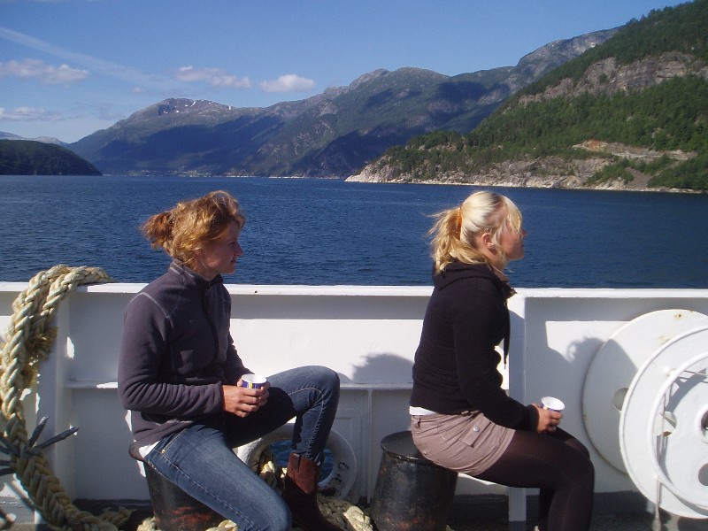 Ferry, op weg naar Bergen
