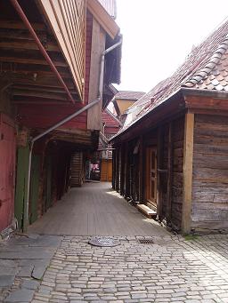 Bryggen, het oude deel 'Hanze Bergen'