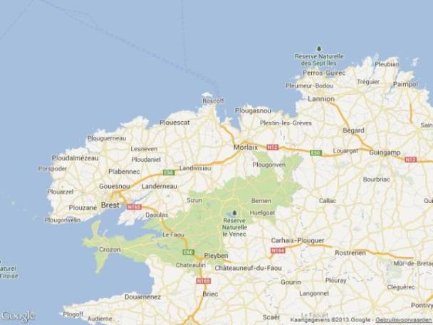 Paimpol, Plestin, Huelgoat, Camaret, Ile dOuessant, Brest